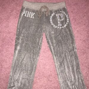 PINK velour pants